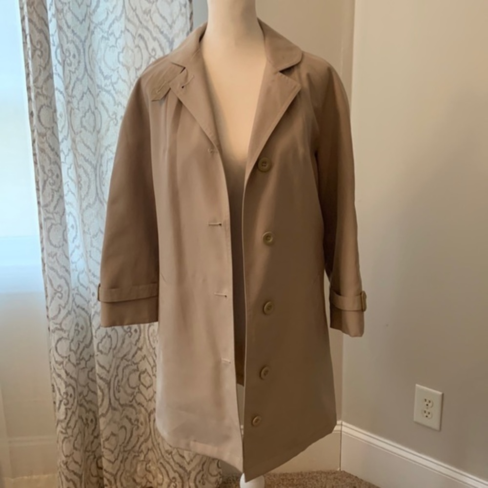 Elegant Beige Trench Coat